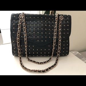 Rebecca Minkoff Quilted Studded Leather Crossbody